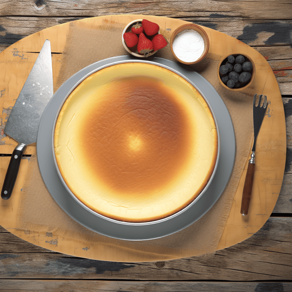 עוגת גבינה אפויה פשוטה ללא בסיס בטעם מדהים